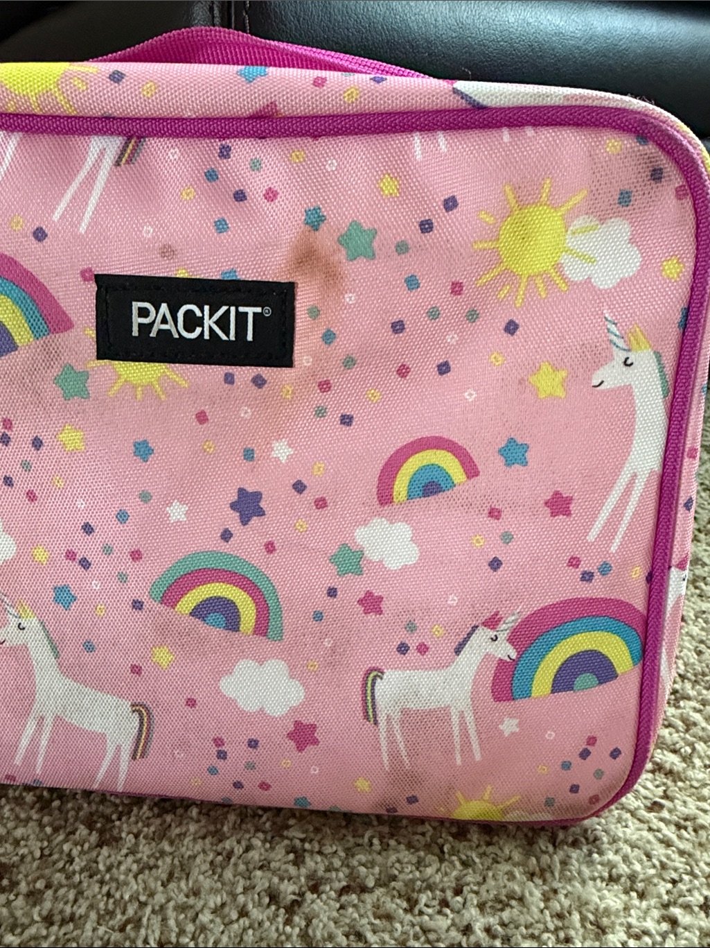 Packit Kids Pink Unicorn Rainbow Lunch Bag — image 4 of 5